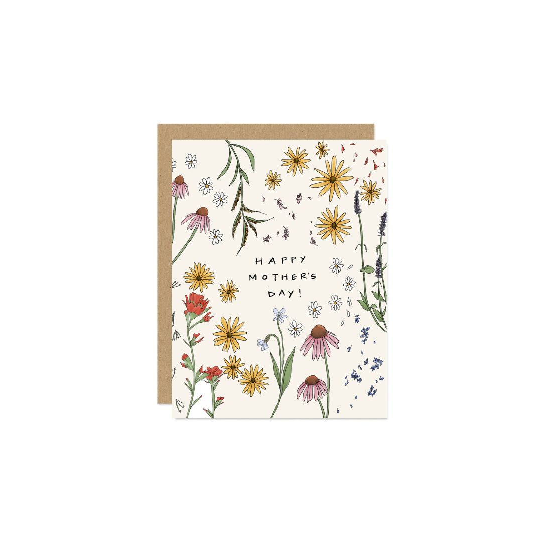 Wildflower Mothers Day Greeting Card