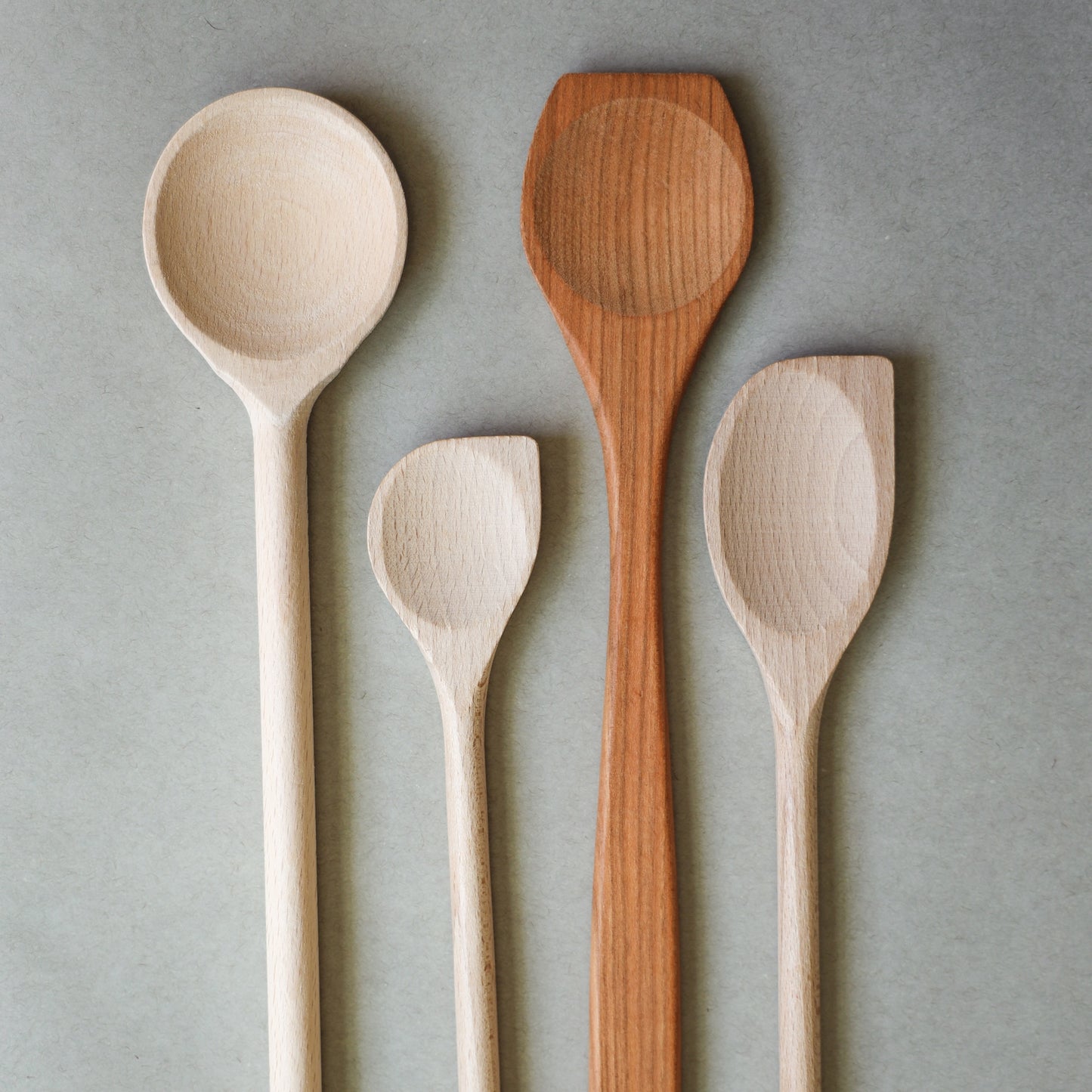 WOODEN SCRAPER SPOON