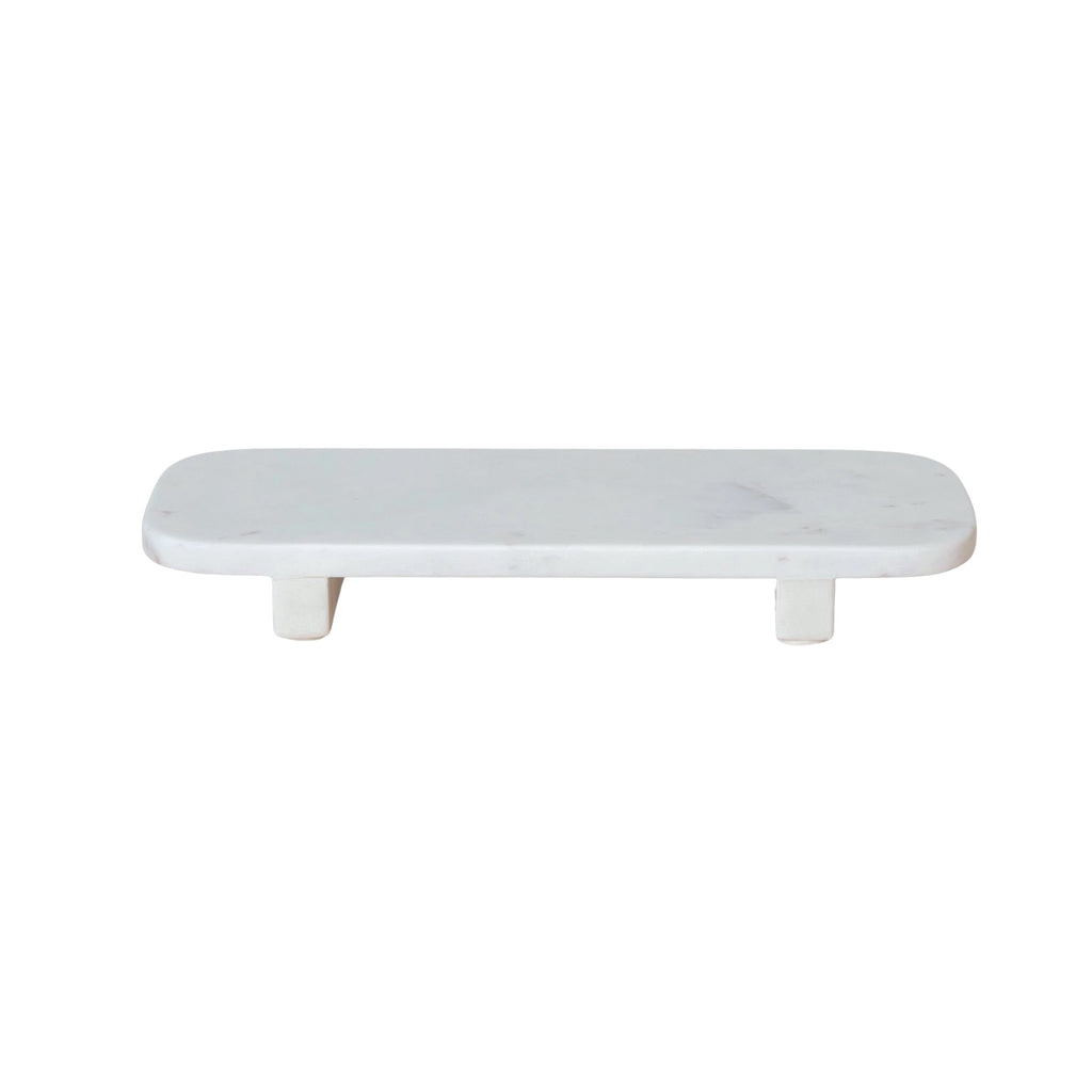 FOOTED MARBLE TRAY