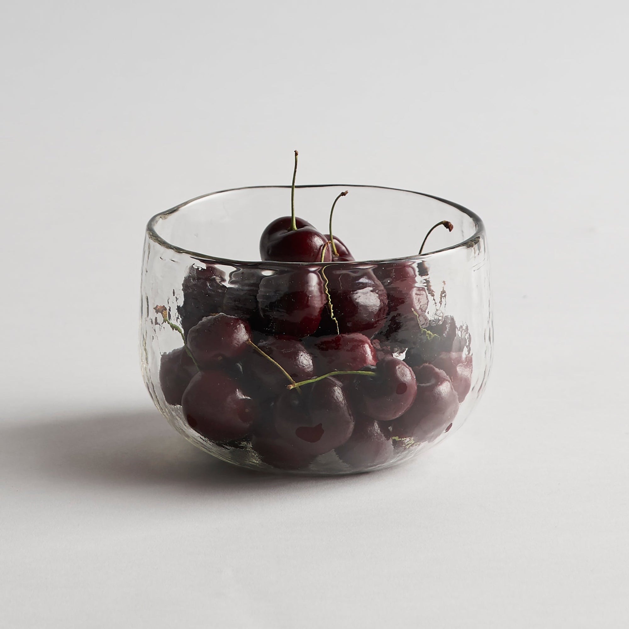 Pebbled Glass Bowls - Set of 2