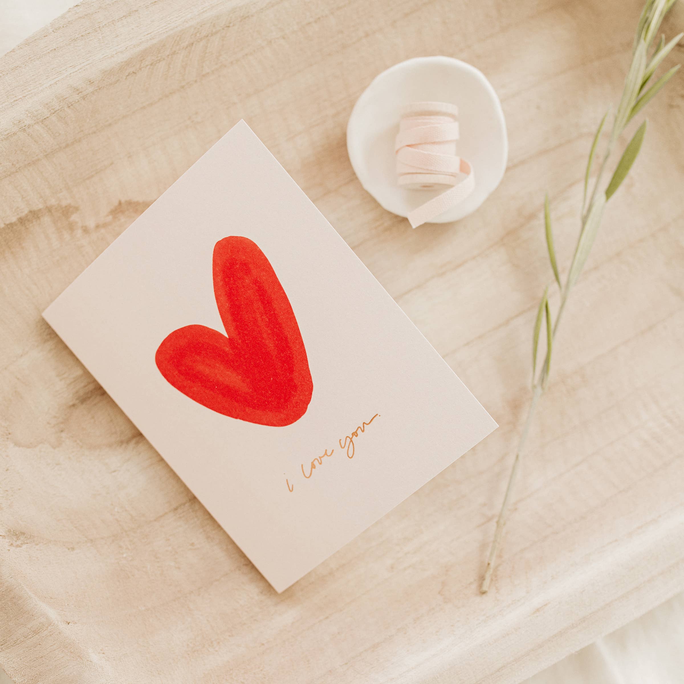 I Love You Heart Greeting Card