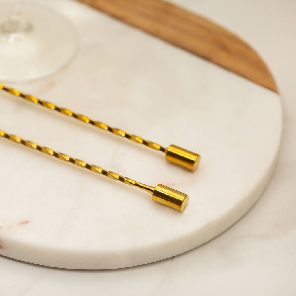 Spiral Brass Bar Spoon