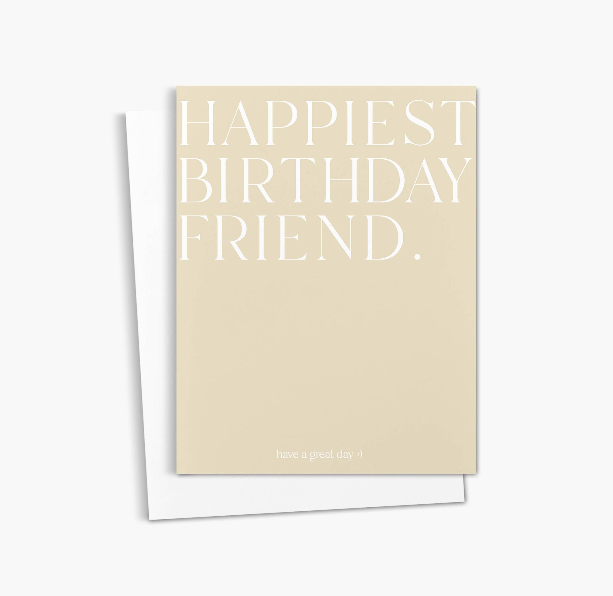 Happiest Birthday Friend Greeting Card
