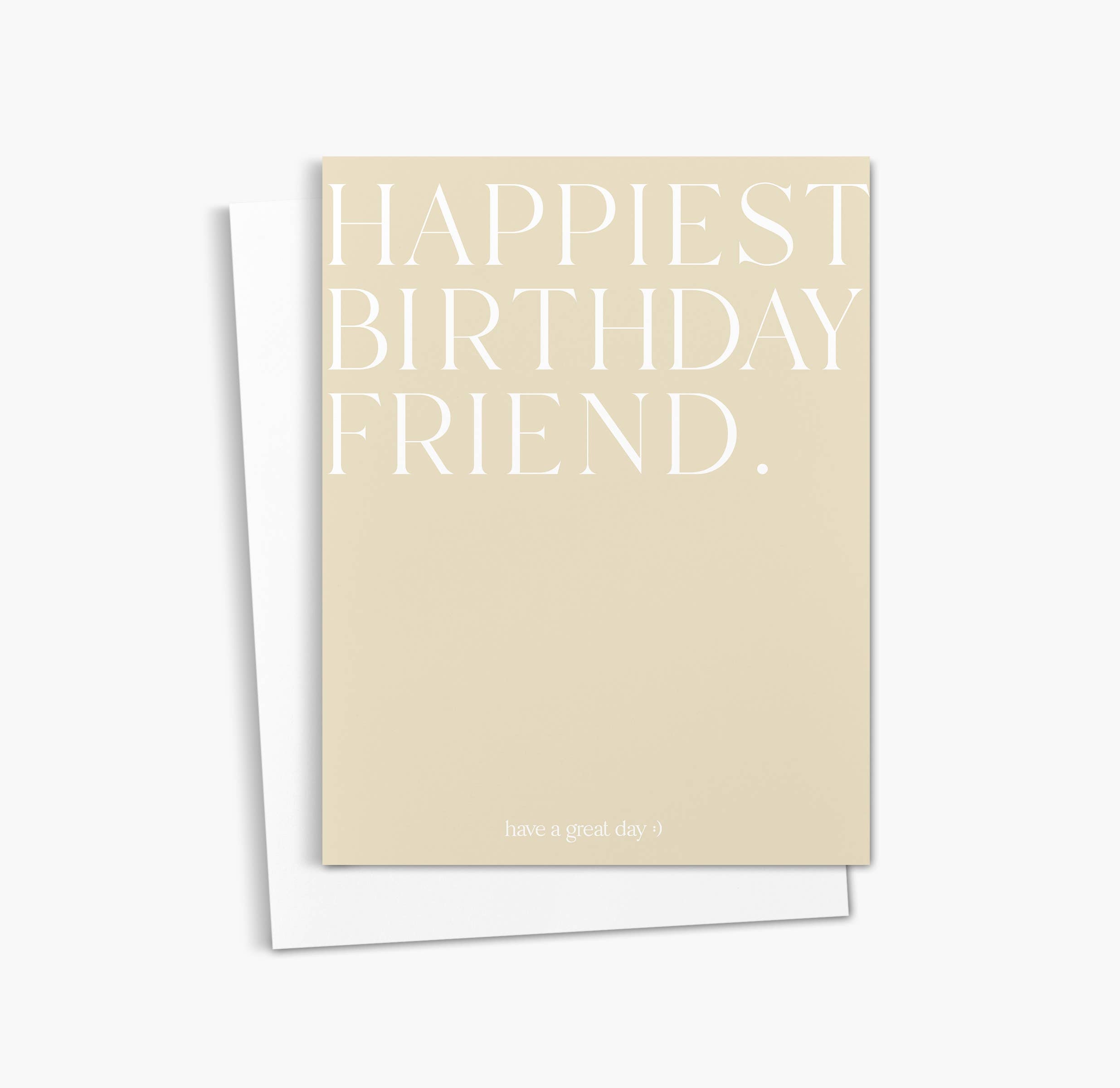 Happiest Birthday Friend Greeting Card