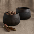 Chiseled Wood Bowl