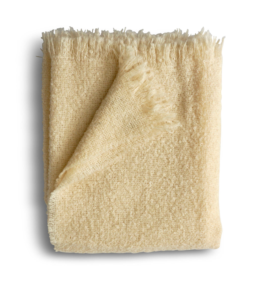 Mohair Bouclé Throws