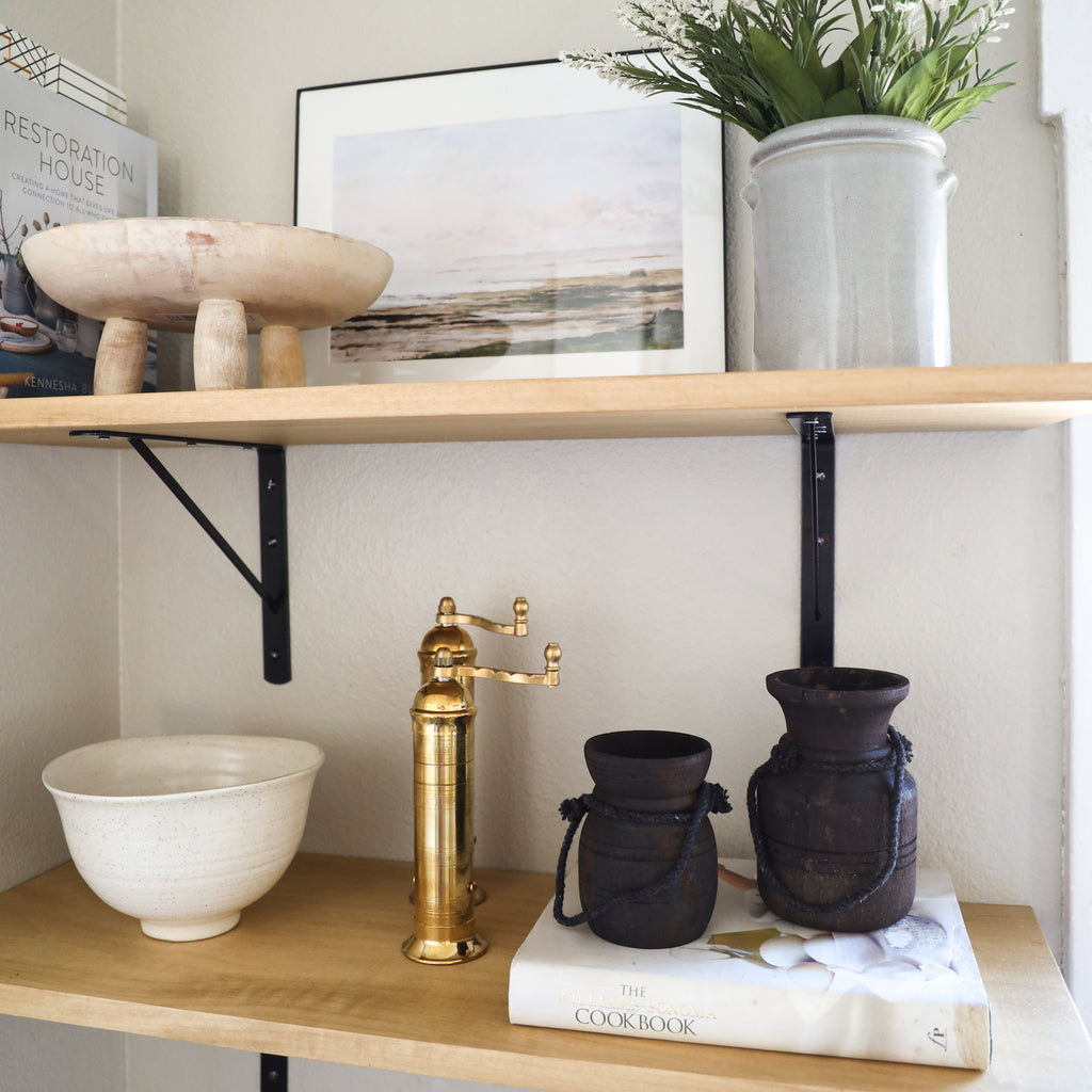ATLAS BRASS PEPPER MILL | 8"
