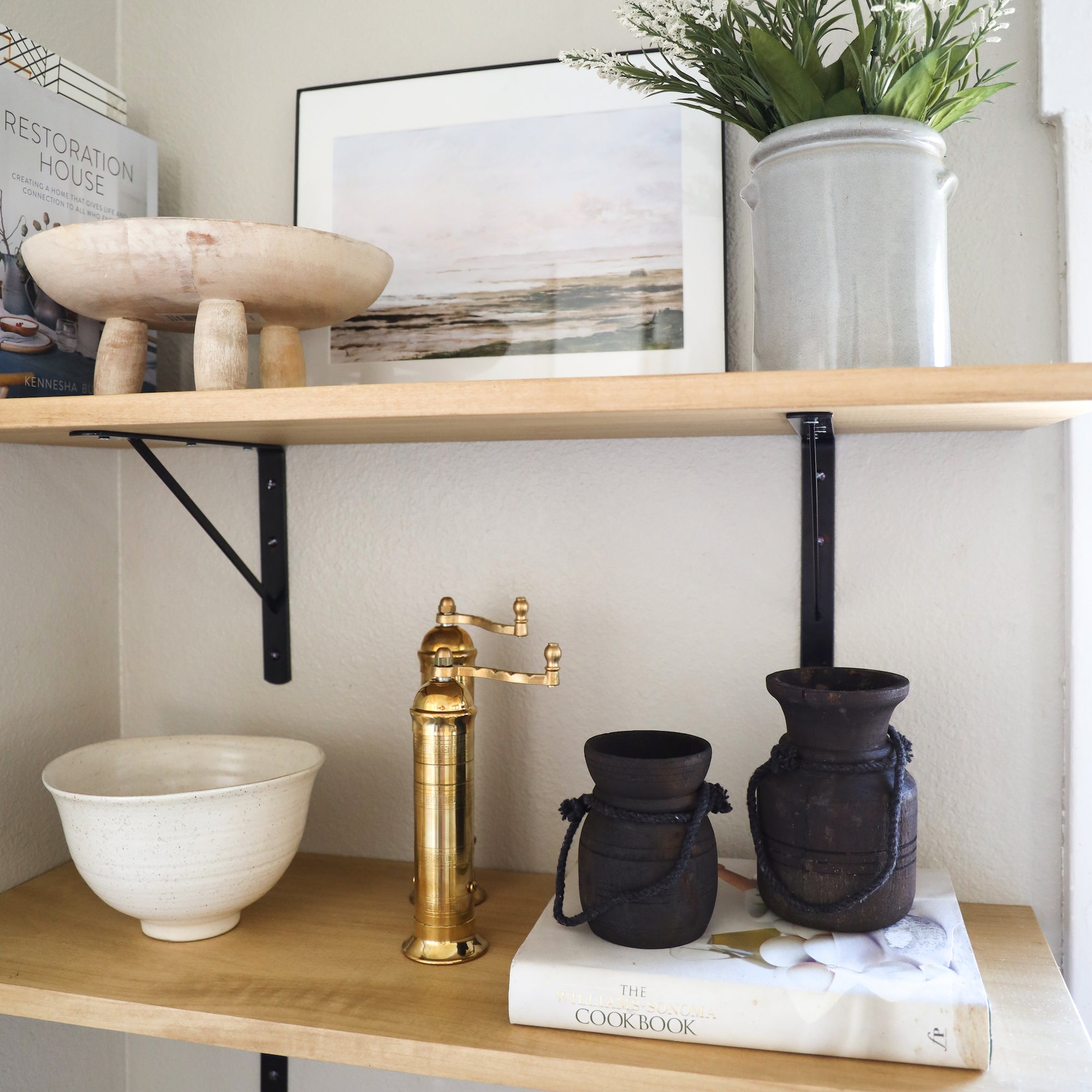 ATLAS BRASS PEPPER MILL | 8"
