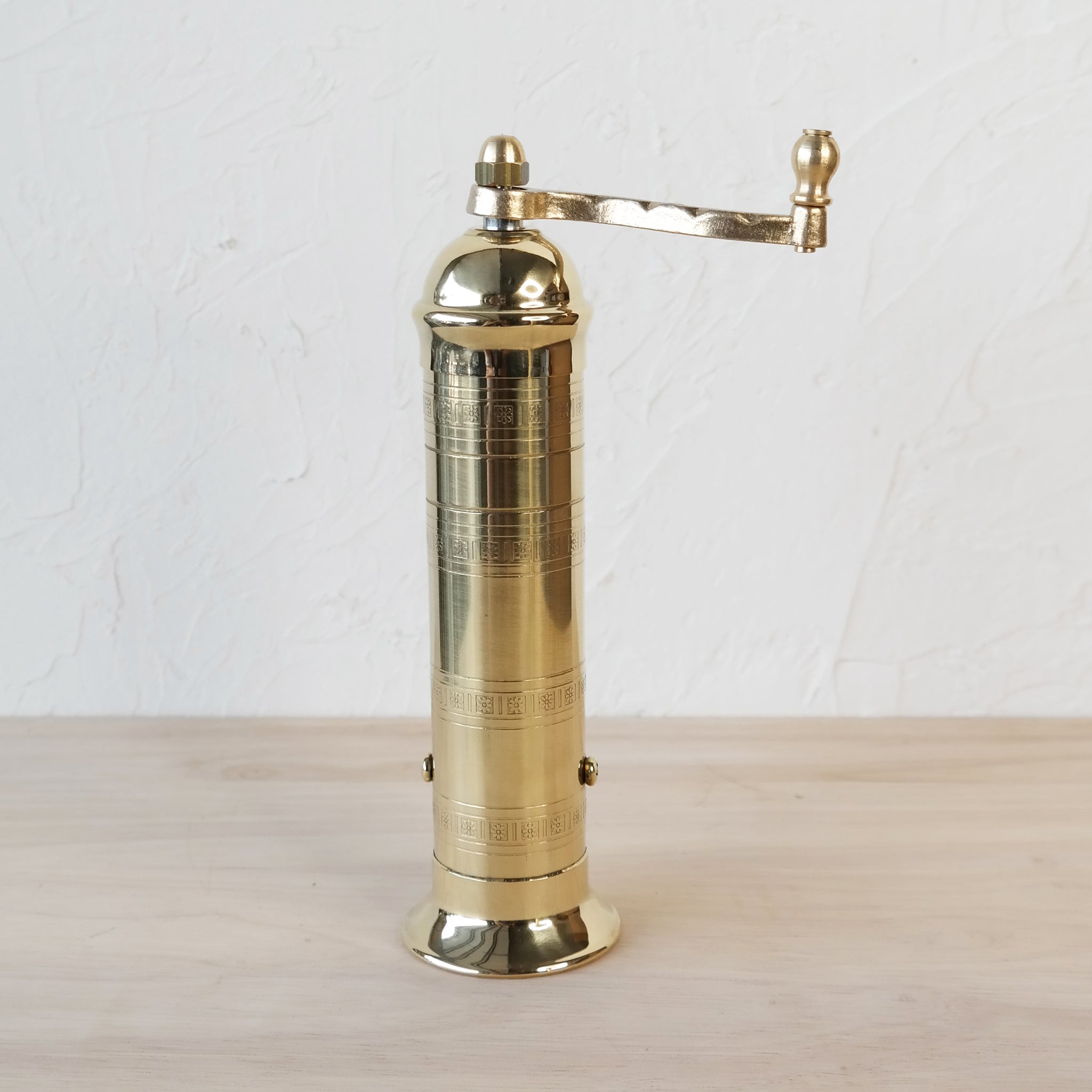 Atlas Brass Pepper Mill | 8"