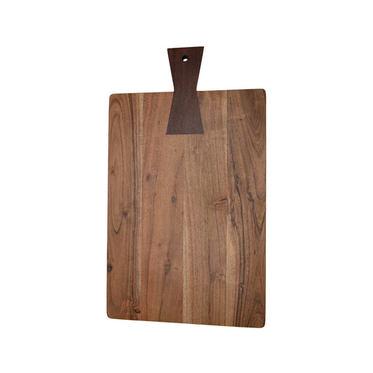 ACACIA WOOD BOARD WITH CONTRAST HANDLE