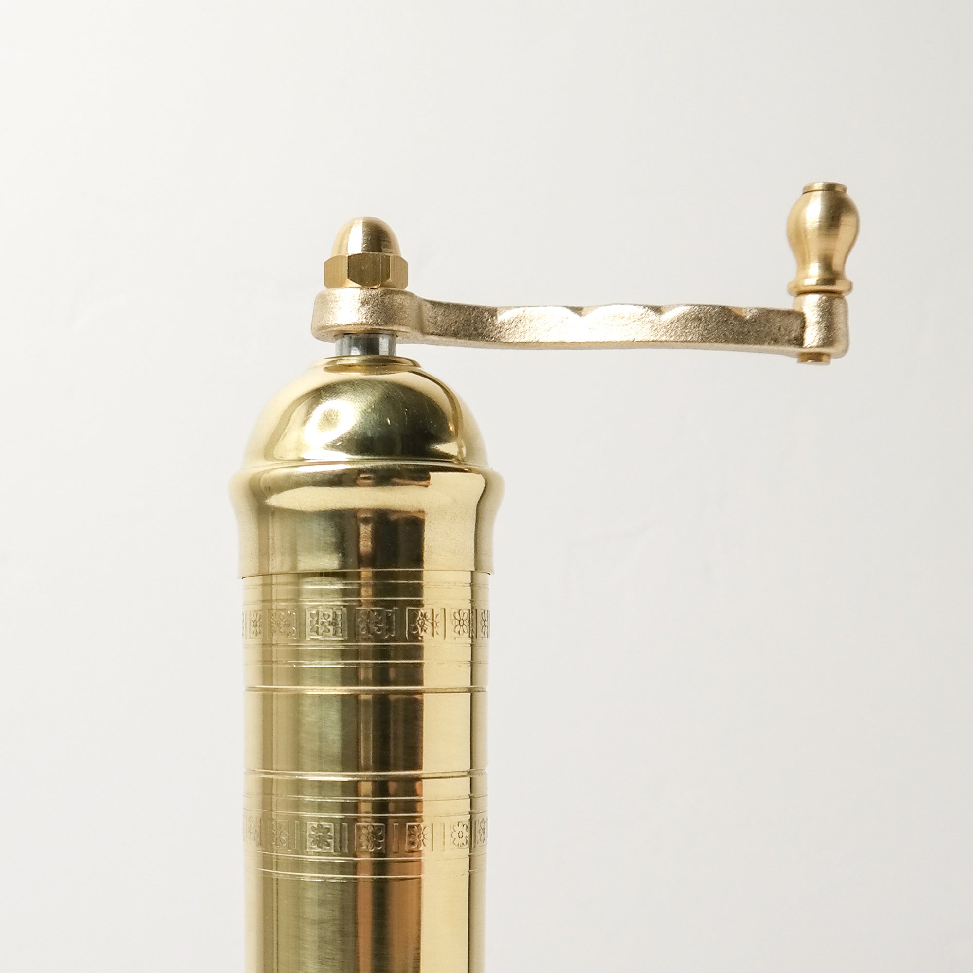 ATLAS BRASS PEPPER MILL | 9"
