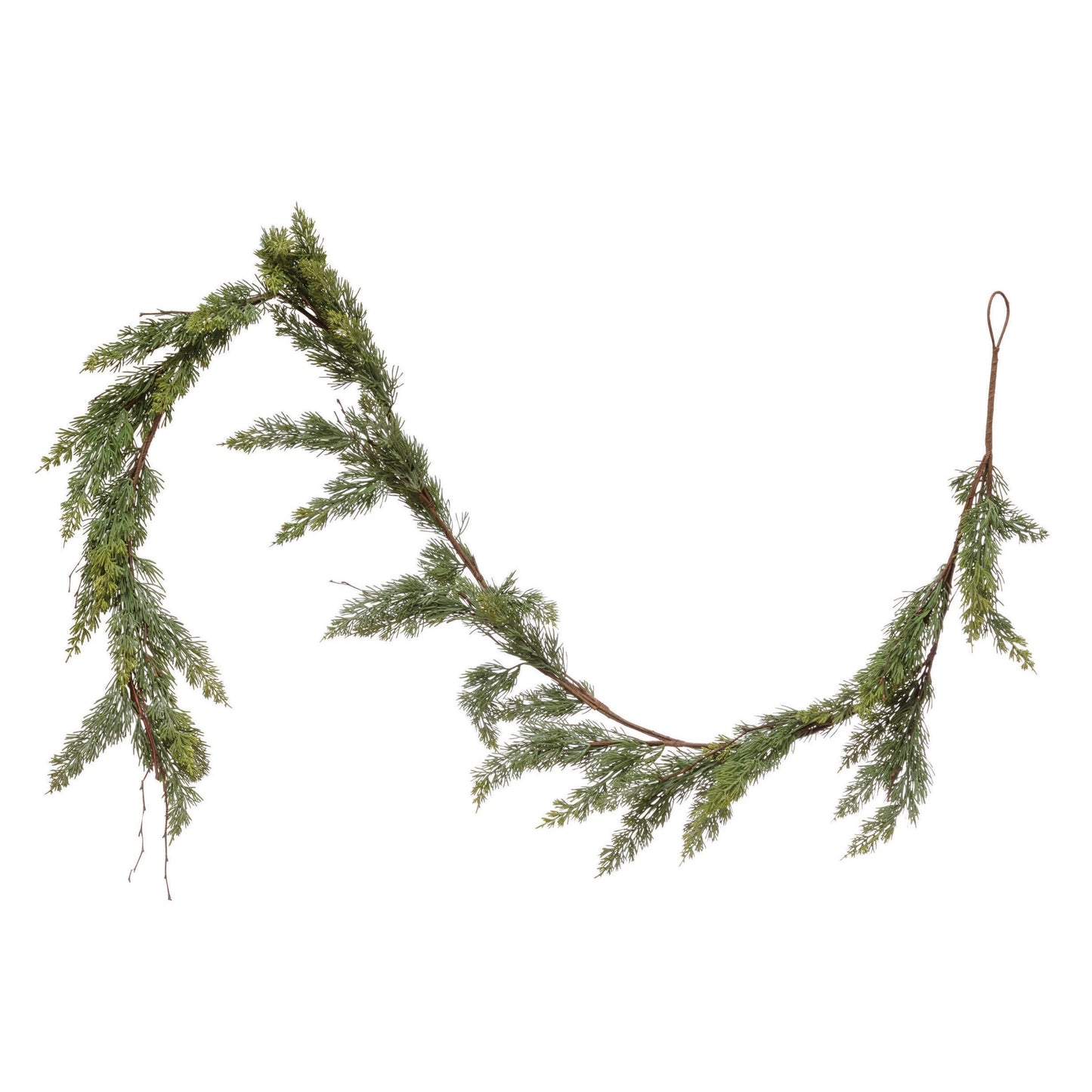 FAUX CEDAR GARLAND