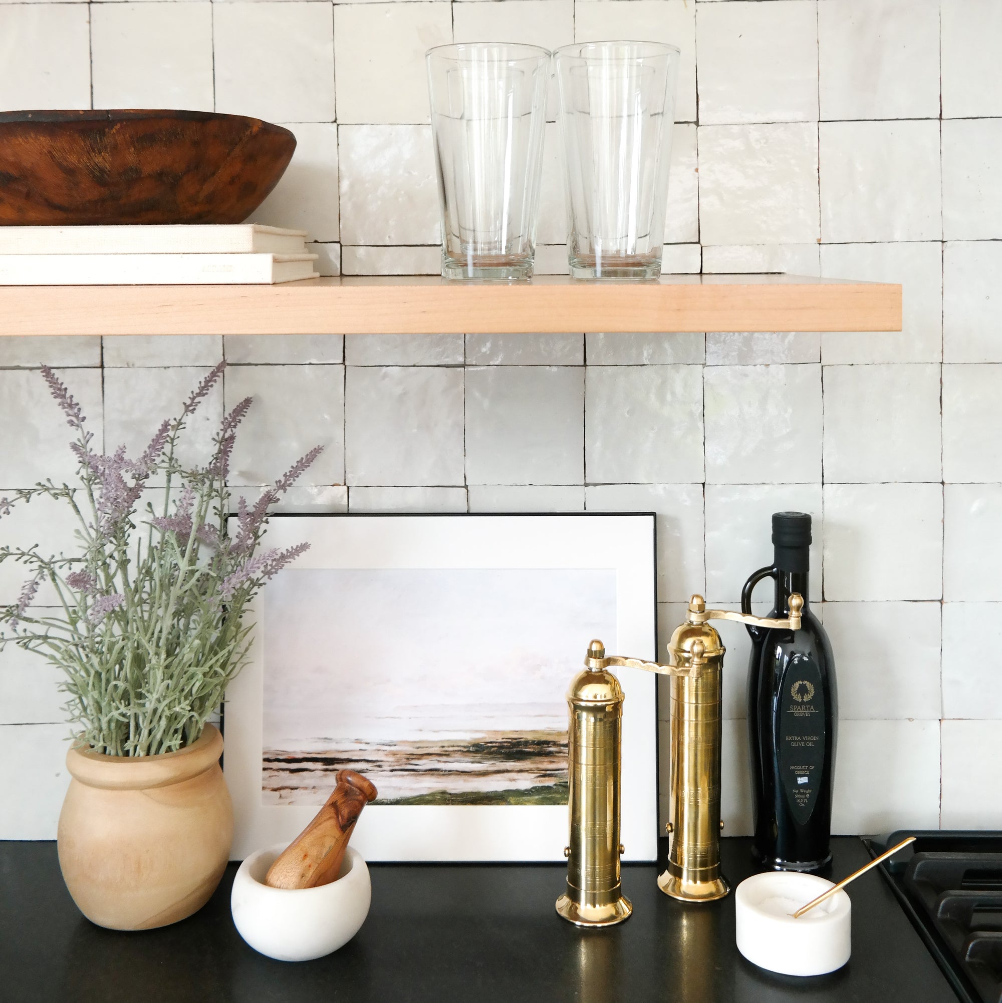 ATLAS BRASS PEPPER MILL | 8"